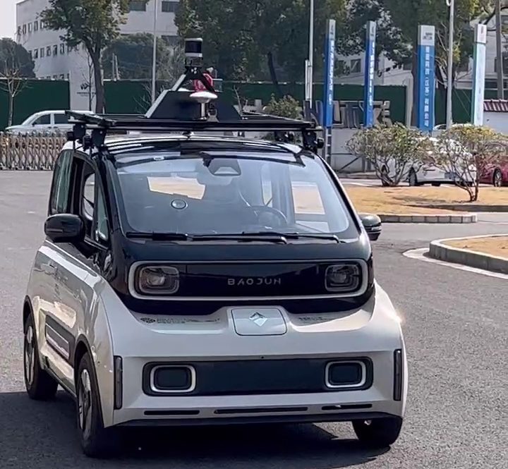 Autonomous passenger car at the PolyU-Wuxi Research Institute