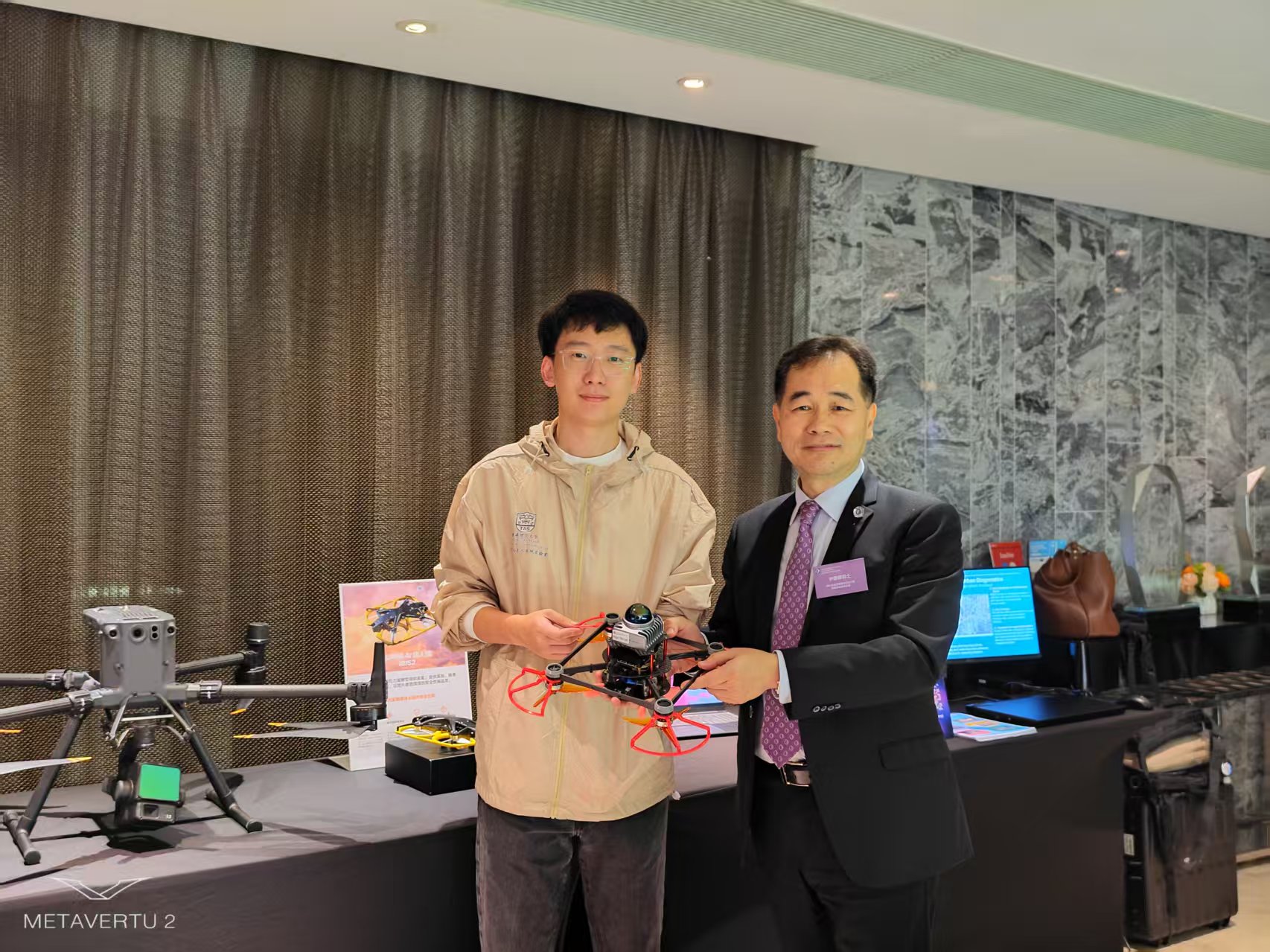 PolyU s TAS Lab Showcases Advanced Drone Technology at Chartered Institute of Housing Asian Pacific Branch Dinner