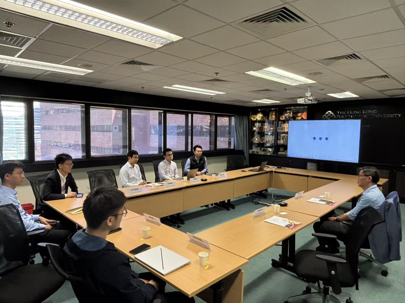 China Intelligent Connected Vehicles Beijing Research Institute visit PolyU