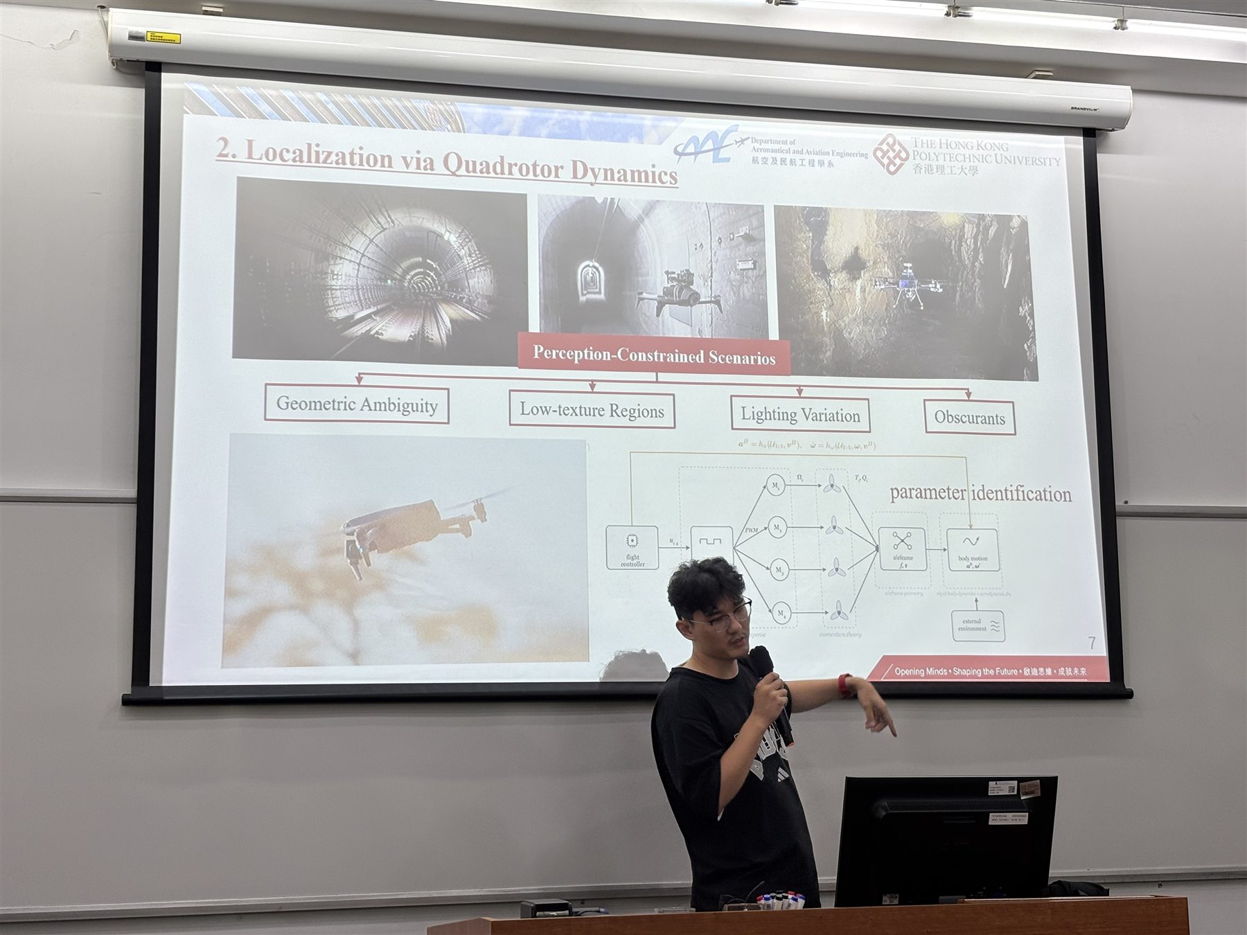 Yu Feng presents infrastructure-light localization and navigation for robots