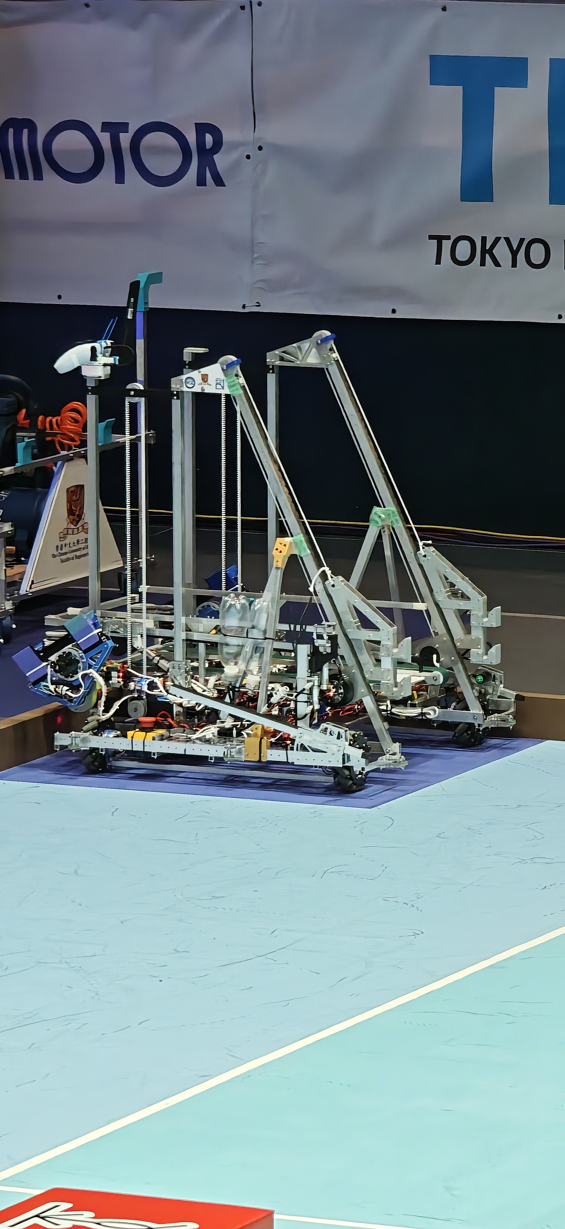 Toyohashi University of Technology's R2 robot on the ABU Robocon 2026 field