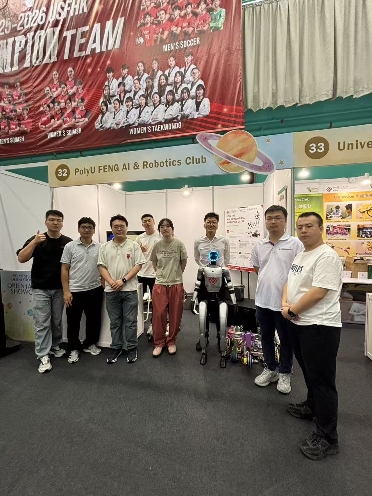 TASLAB Supports PolyU FENG AI Robotics Club at Student Orientation 2026
