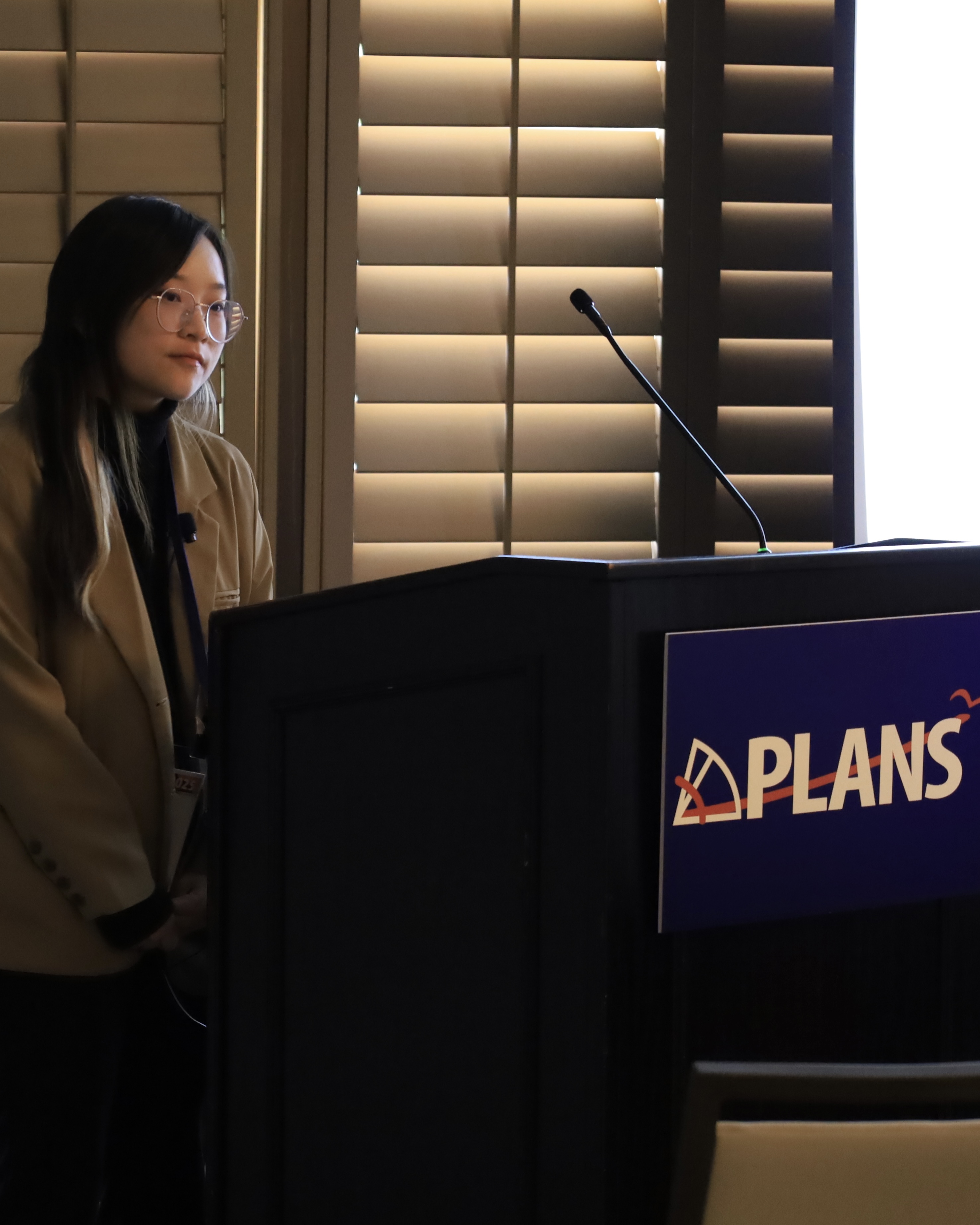Ph.D. Student XU Ruijie Presents Novel Wi-Fi RTT LiDAR IMU Integration Framework at IEEE ION PLANS 2025