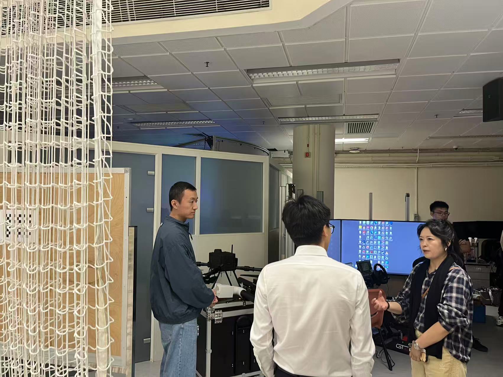 Shougang Jinggang Innovation Center Officials Visit Trustworthy AI and Autonomous Systems Lab at Hong Kong Polytechnic University.