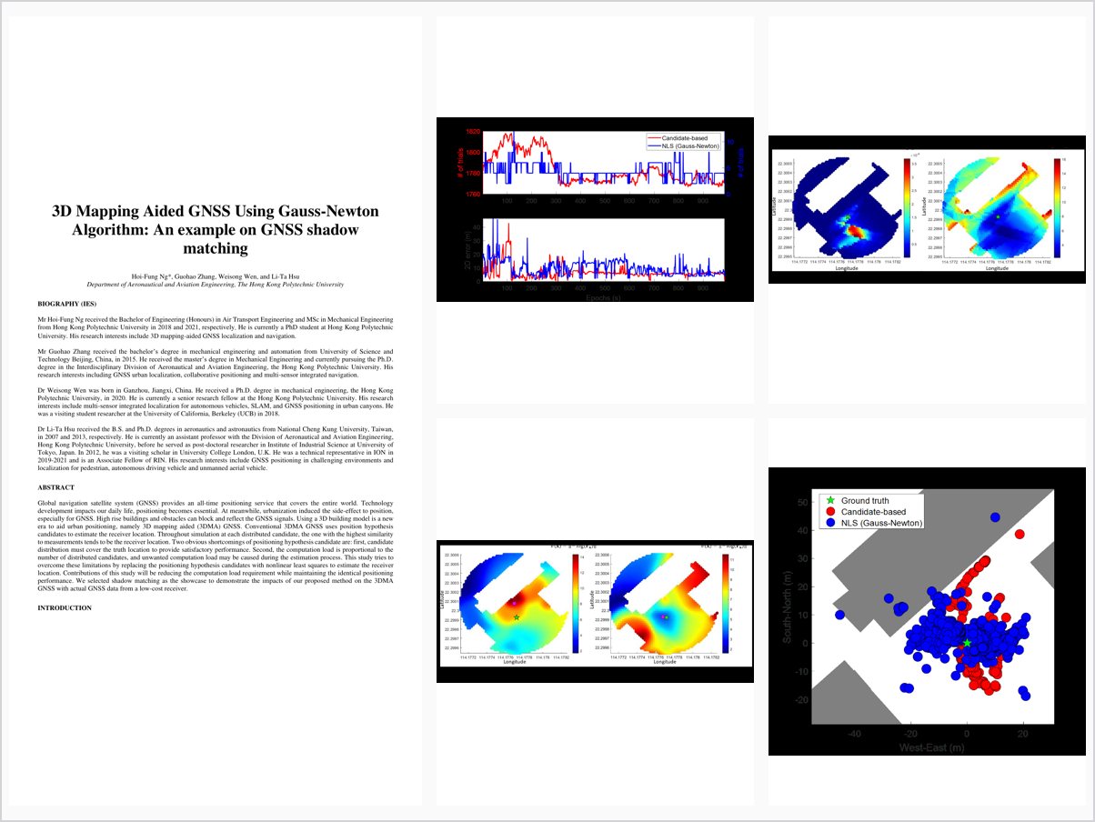 3D Mapping Aided GNSS Using Gauss-Newton Algorithm: An Example on GNSS Shadow Matching
