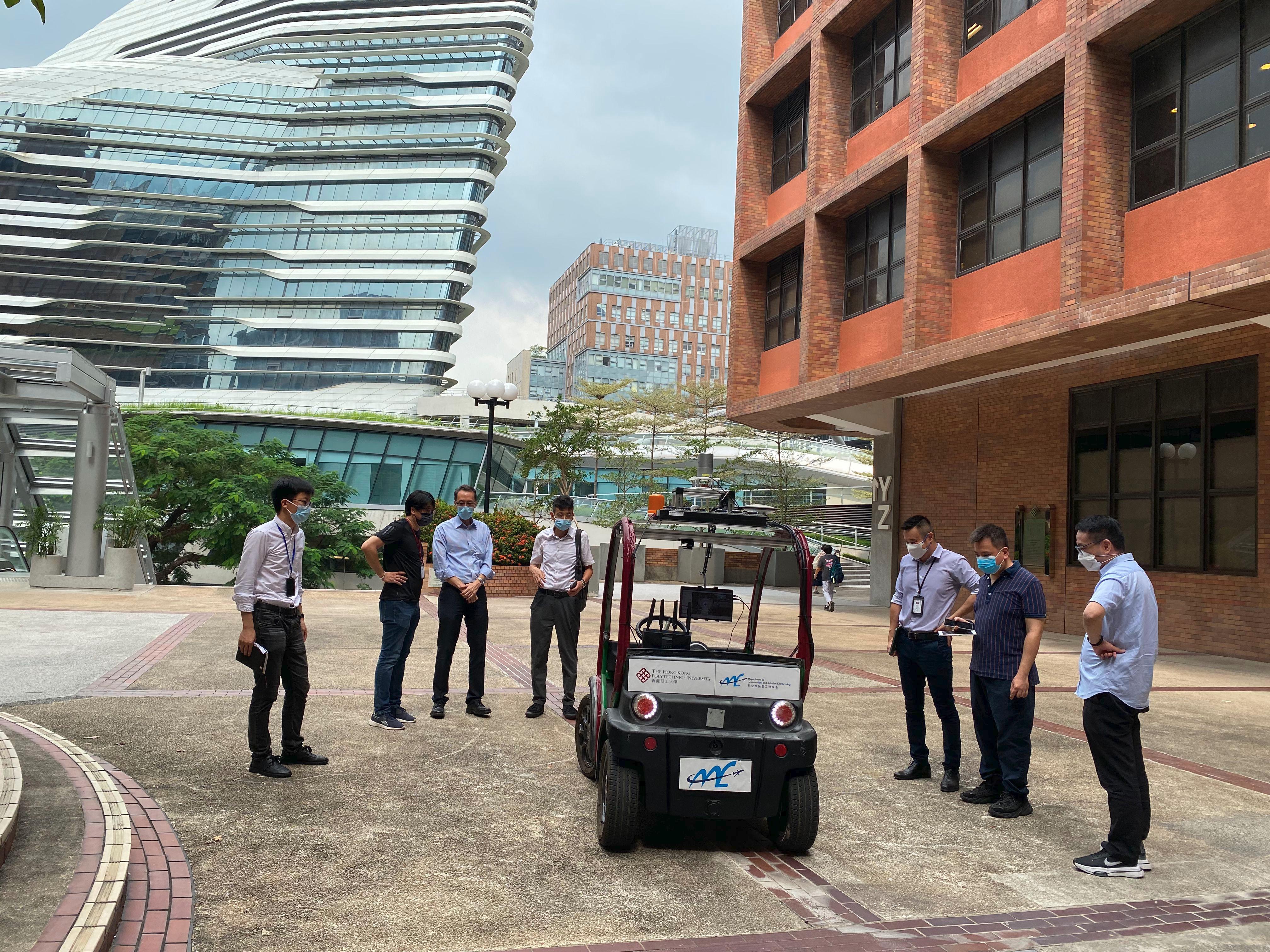 Campus UGV patrol demonstration